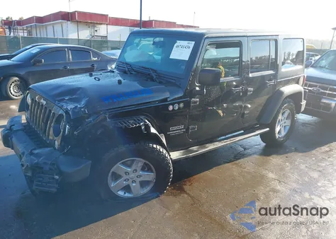 2016 Jeep Wrangler Unlimited Sport z USA, uszkodzony, nr VIN 1C4BJWDG9GL235585